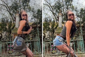 Polska influencerka szokuje. Tak pozowała przy kapliczce. Internet zapłonął