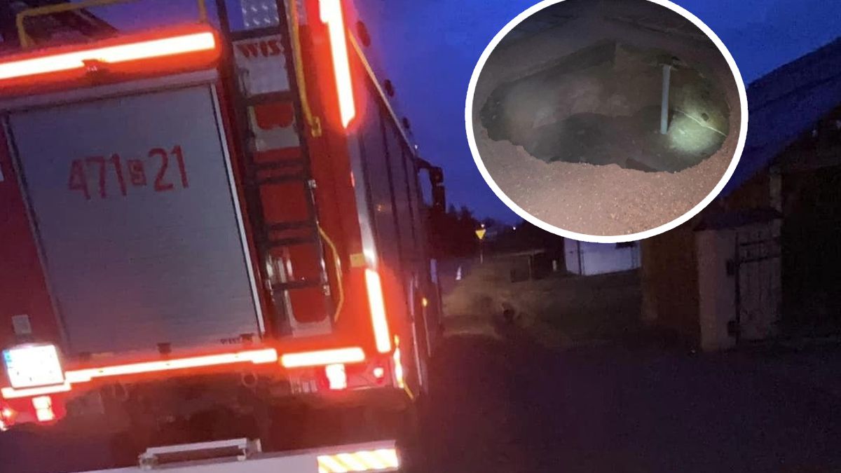 Przy ul. Długiej w Jastrzębiu-Zdroju doszło do zapadnięcia się gruntu między budynkami