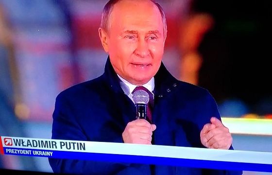 Wpadka Polsatu. Putin określony "prezydentem Ukrainy"