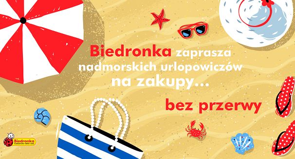 Część sezonowych Biedronek działa jako sklepy całodobowe
