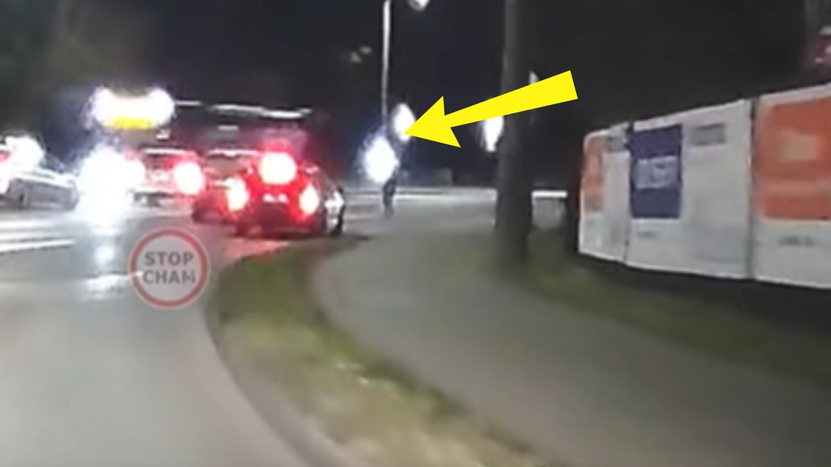 Kierowca BMW "nadział się" na policję.