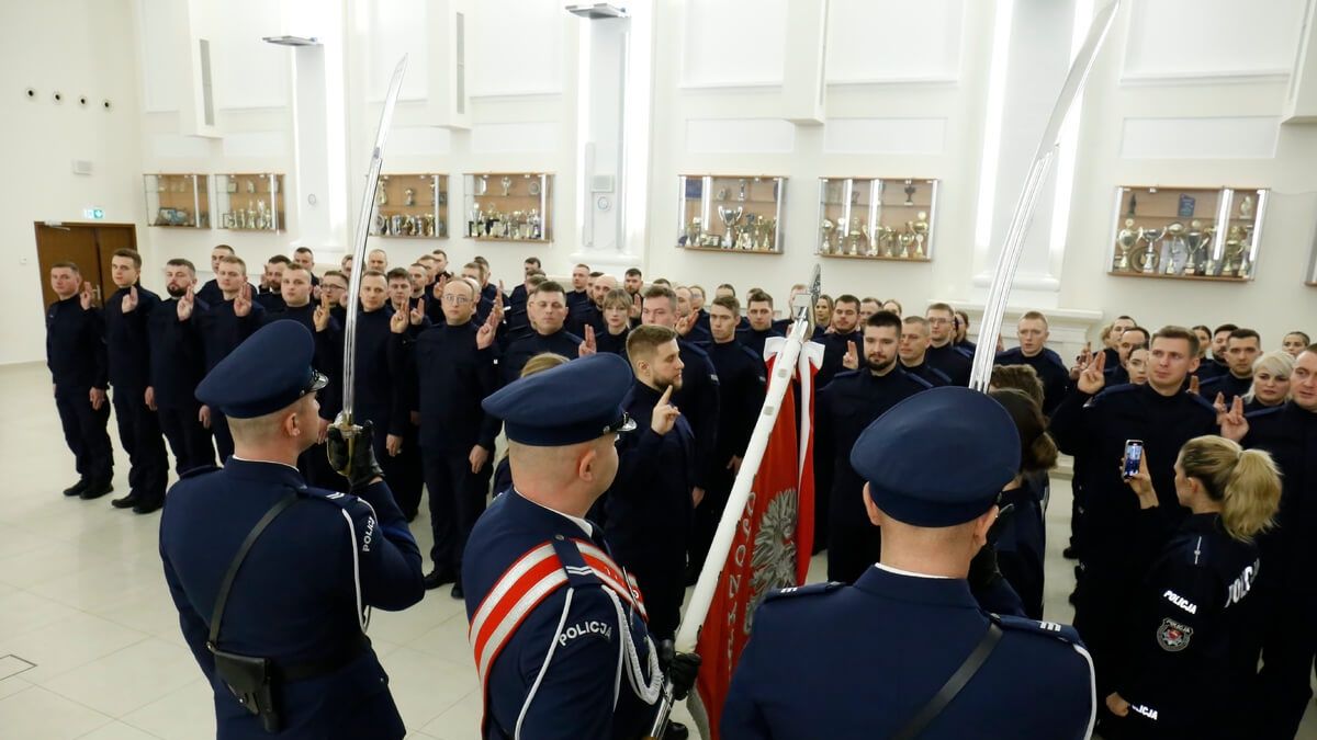 Pierwsze w 2026 roku ślubowanie nowych policjantów w Lublinie