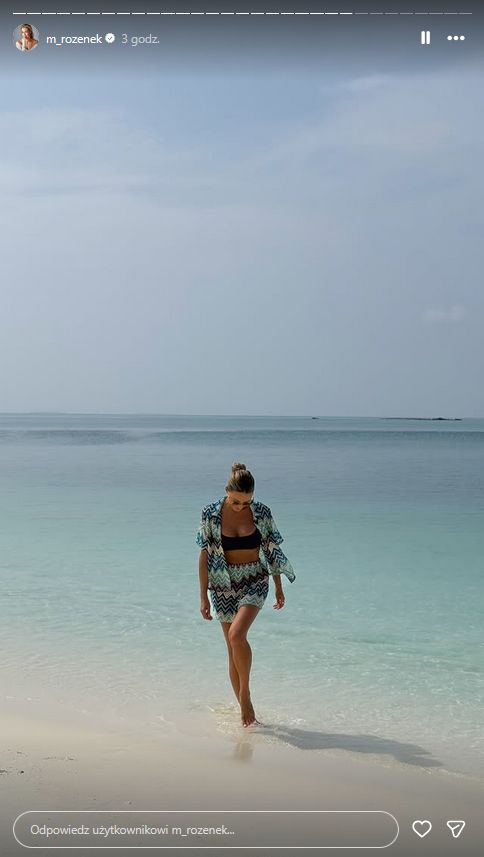 Małgorzata Rozenek chwali się kolejnym dniem na Malediwach