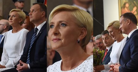 Agata Duda z mężem modlą się w intencji Ojczyzny (ZDJĘCIA)