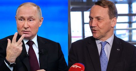Pierwszy komentarz MSZ Polski. Sikorki krótko o Putinie