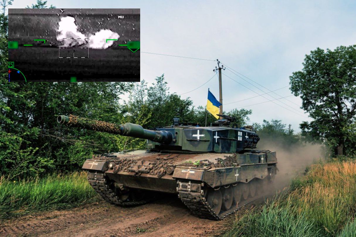 Rosjanie twierdzili, że zniszczyli czołg Leopard, ale trafili tylko w ukraiński traktor