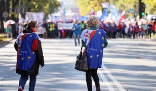 Wrocław. "My zostajemy w Europie". Protest na placu Solnym