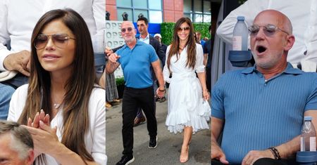 Zapatrzony w kort Jeff Bezos i wygładzona Lauren Sánchez KIBICUJĄ podczas US Open (ZDJĘCIA)