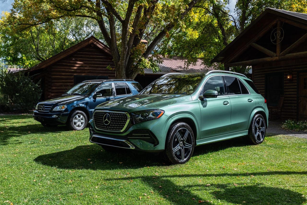 Spotkanie pokoleń. Nowy Mercedes GLE i ML sprzed lat