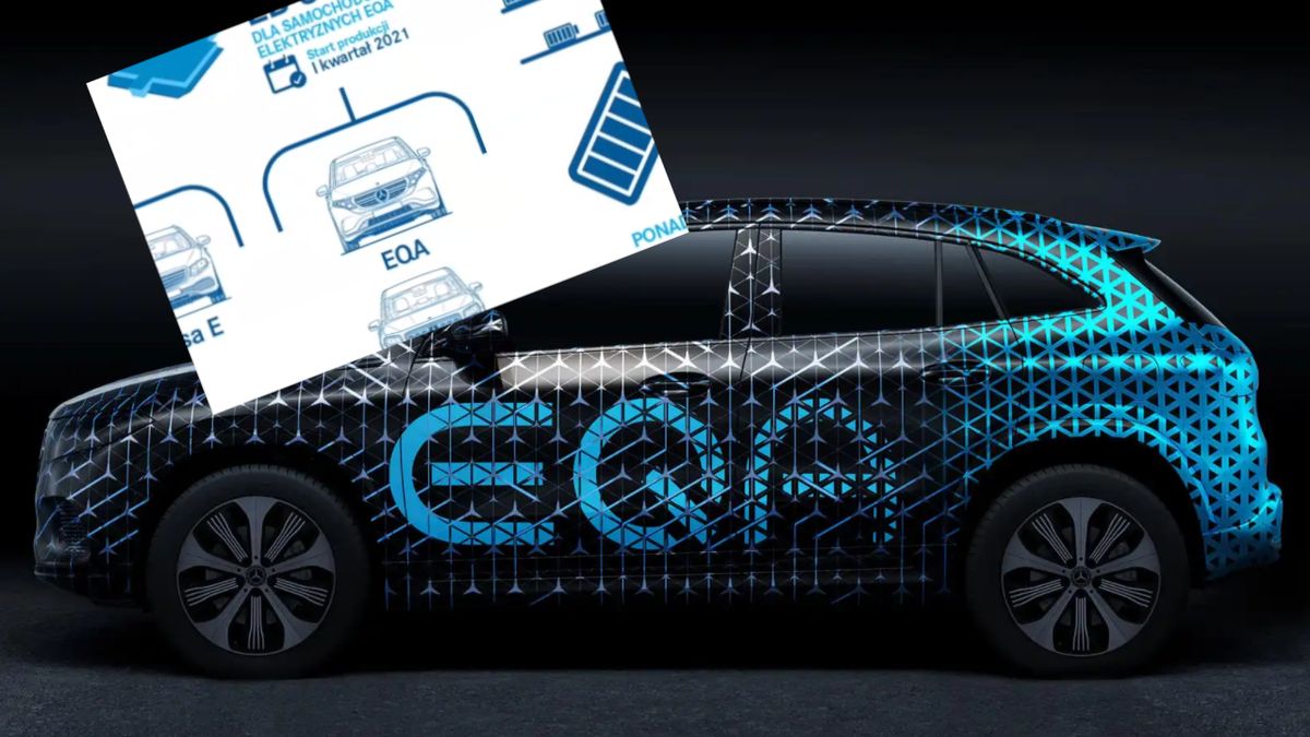 Wygląd EQA został ujawniony na jednej z konferencji marki