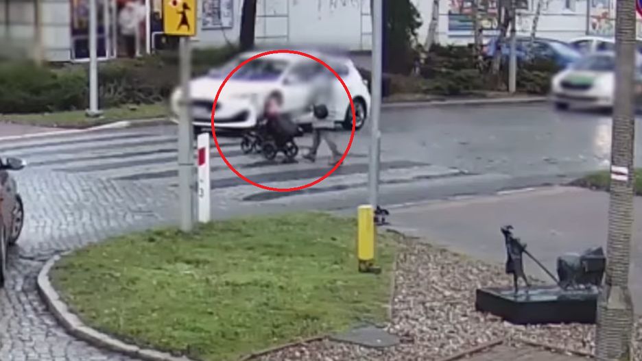 Kilka centymetrów od tragedii. Rozmawiała przez telefon