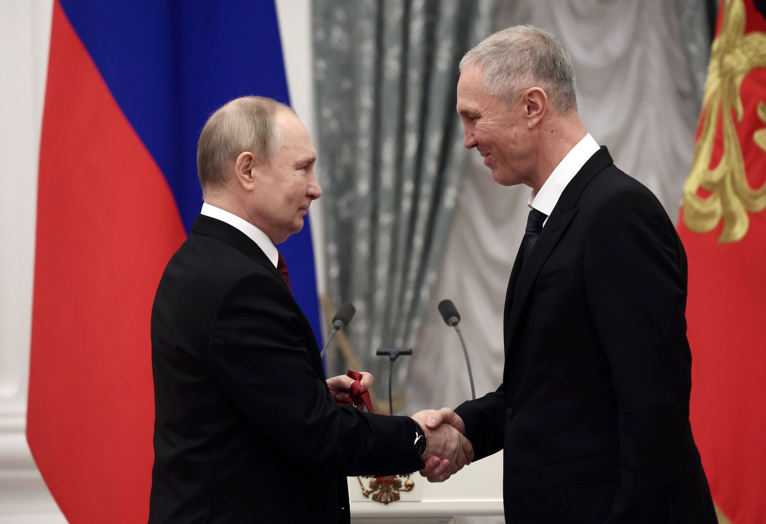 Władimir Putin i Władimir Saldo