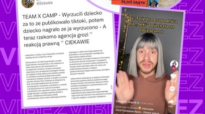 Team X Camp: Uczestnik obozu WYRZUCONY nagrywanie tiktoków. Stanowisko organizatora