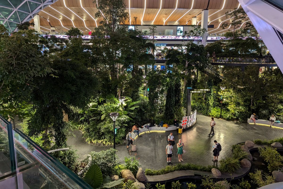 Tropical Garden at Hamad Airport