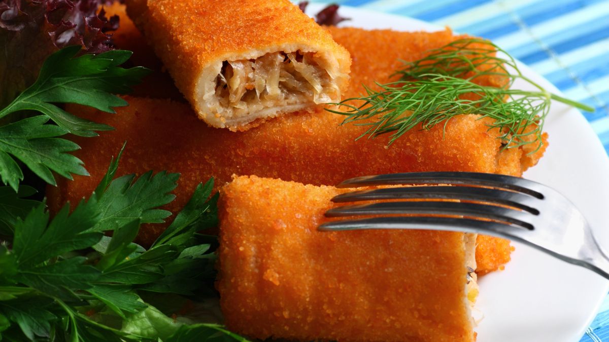 Krokiety wigilijne najlepiej smakują z barszczem czerwonym