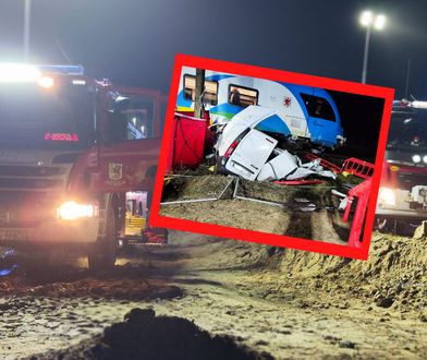 Tragiczny wypadek na torach. Z busa nic nie zostało, kierowca zginął na miejscu