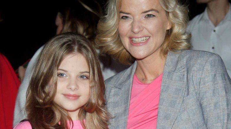 Monika Zamachowska z córką, Marysią Malcolm