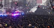 Nowy Jork. Tysiące policjantów wyszło na ulice. Tak żegnali zmarłego kolegę