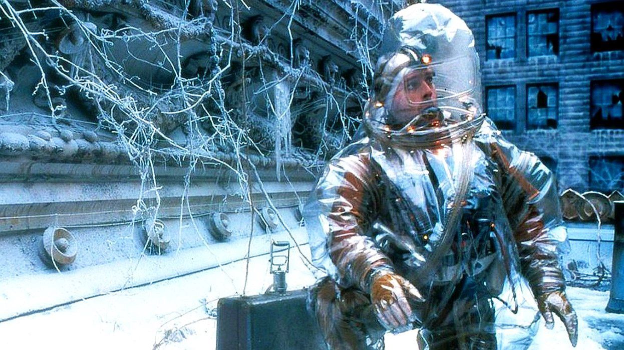 Bruce Willis w filmie "12 małp". 