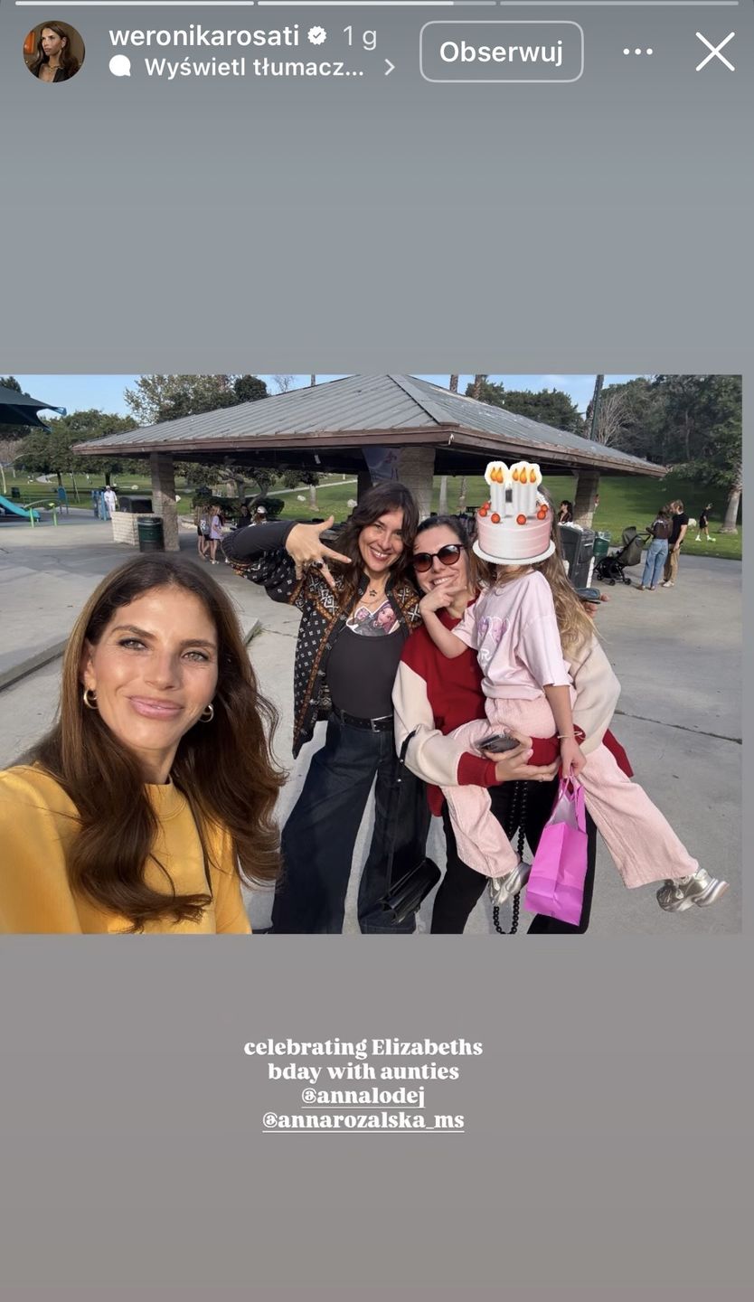 Weronika Rosati pokazuje zdjęcia z urodzin córki 