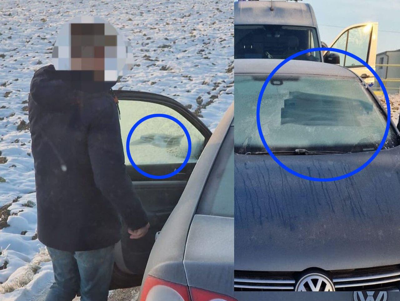 Śląskie: Policja zatrzymuje kierowców jadących "na ślepo" z zamarzniętymi szybami. Sypią się mandaty