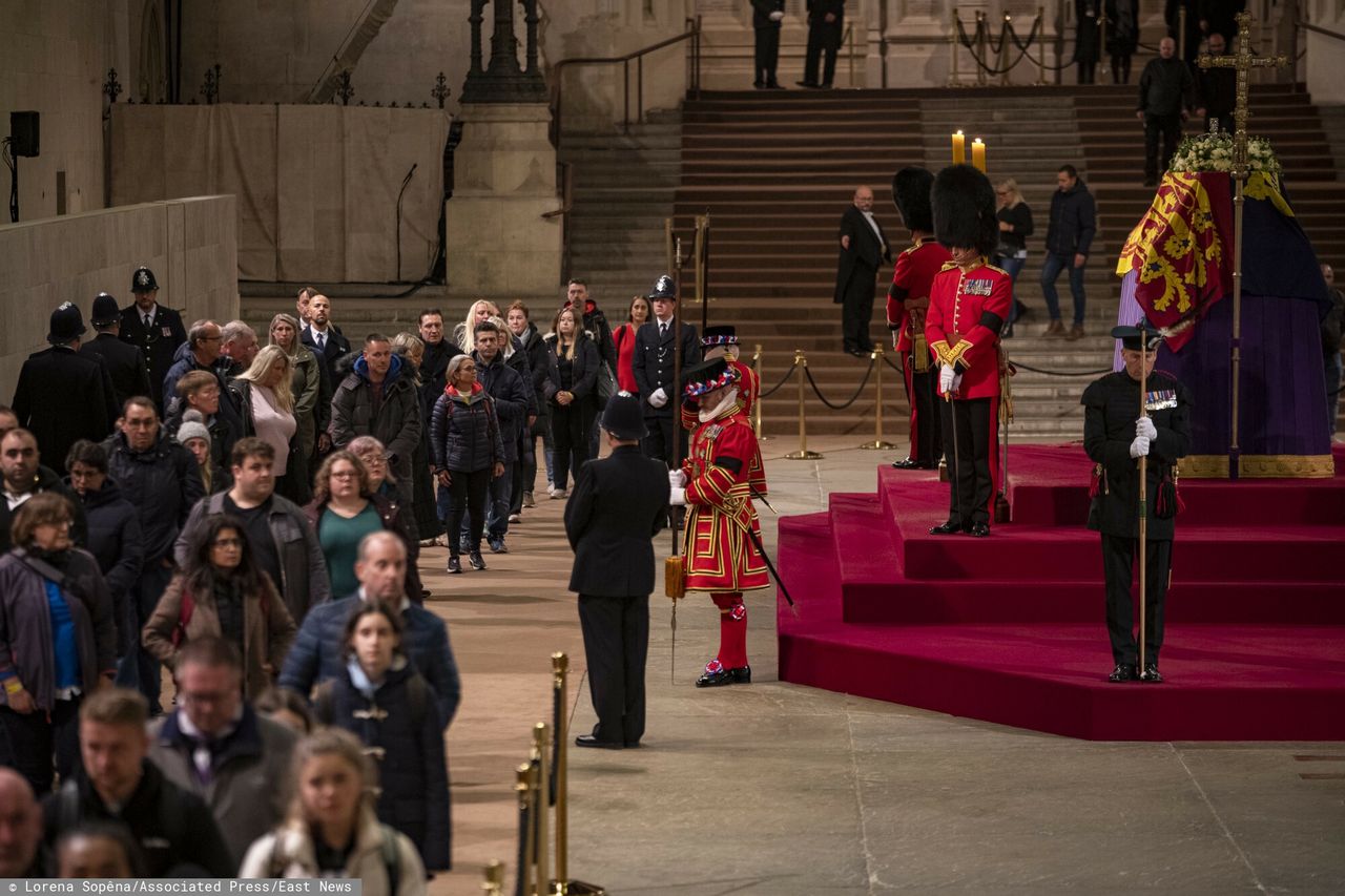 Porażający widok w Westminster Hall po pogrzebie Elżbiety II