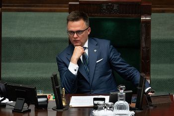 Hołownia już w Nowym Jorku. "Nie jestem zupą pomidorową"