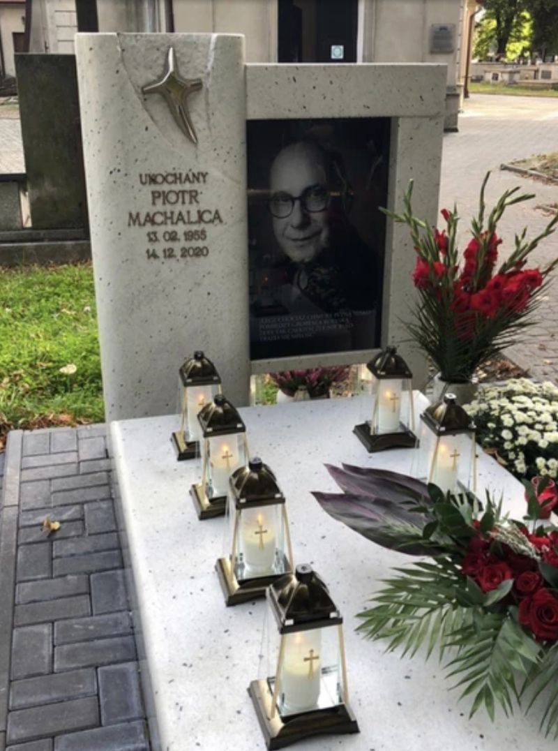 Tak dziś wygląda grób Piotra Machalicy