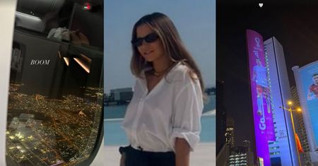 Anna Lewandowska dotarła do Kataru! Zapozowała na tle Dohy w klapkach za DWA I PÓŁ TYSIĄCA ZŁOTYCH (FOTO)