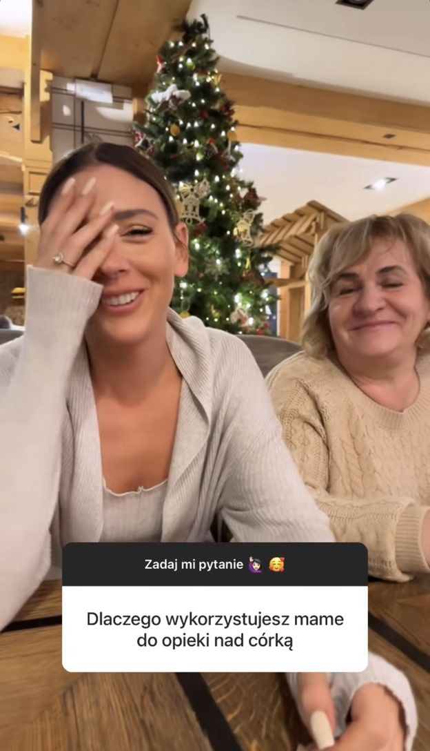 Internautka do Klaudii Halejcio: "Dlaczego wykorzystujesz mamę do opieki nad córką?". Celebrytka ODPOWIEDZIAŁA