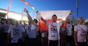 2 tysiące osób rywalizowało w Biegu dla Flagi w Parku Śląskim. Biegacze finiszowali na bieżni Stadionu Śląskiego.