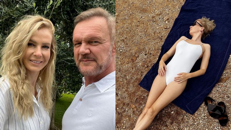 Edyta Pazura i Cezary Pazura relacjonują wakacje bez dzieci