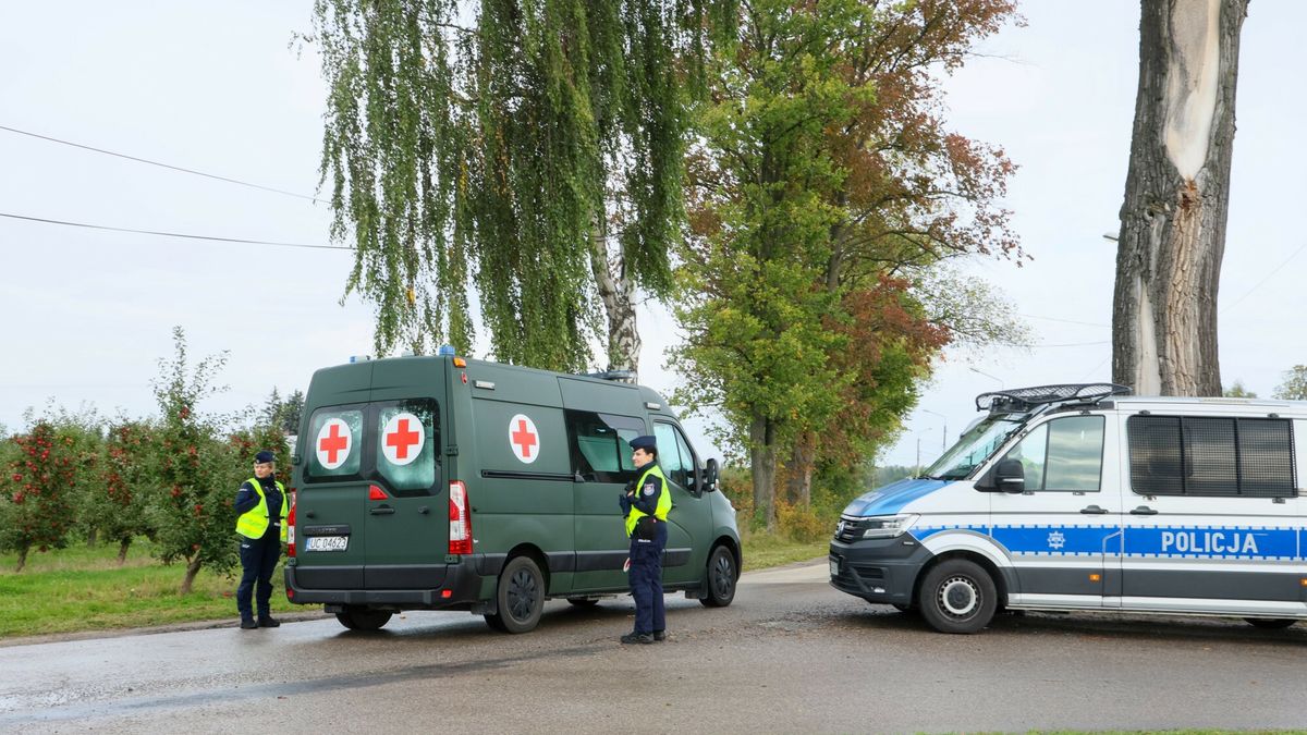 Pożar stacji Starlink w Woli Krobowskiej