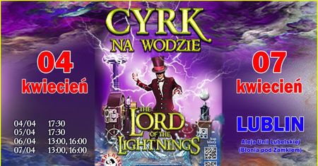 Cyrk wodny po raz pierwszy w Lublinie. Wygraj bilety