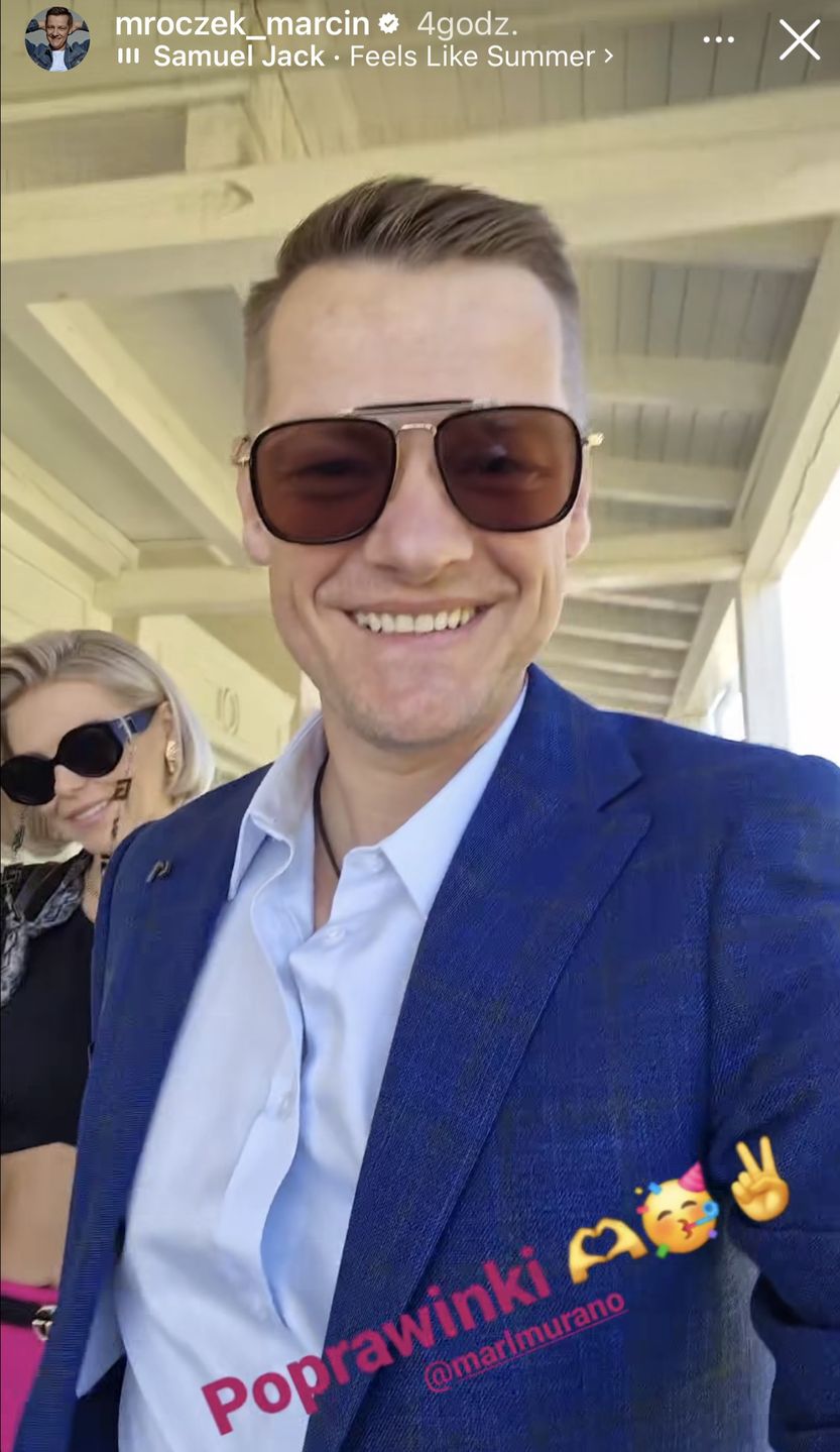 Marcin Mroczek pokazał, jak wyglądały poprawiny po ślubie brata