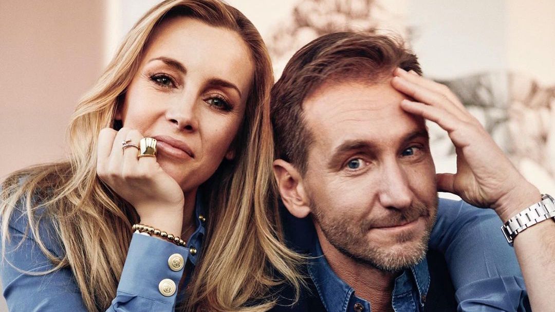 Piotr Kraśko z żoną