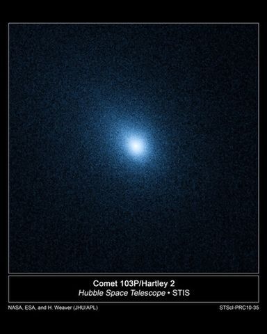 Teleskop Hubble'a sfotografował kometę Hartleya 2 2