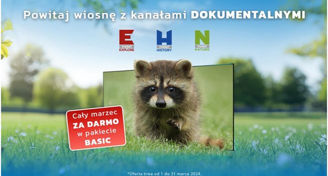 Viasat Explore, Viasat History i Viasat Nature przez miesiąc za darmo dla subskrybentów Televio