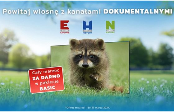 Viasat Explore, Viasat History i Viasat Nature przez miesiąc za darmo dla subskrybentów Televio