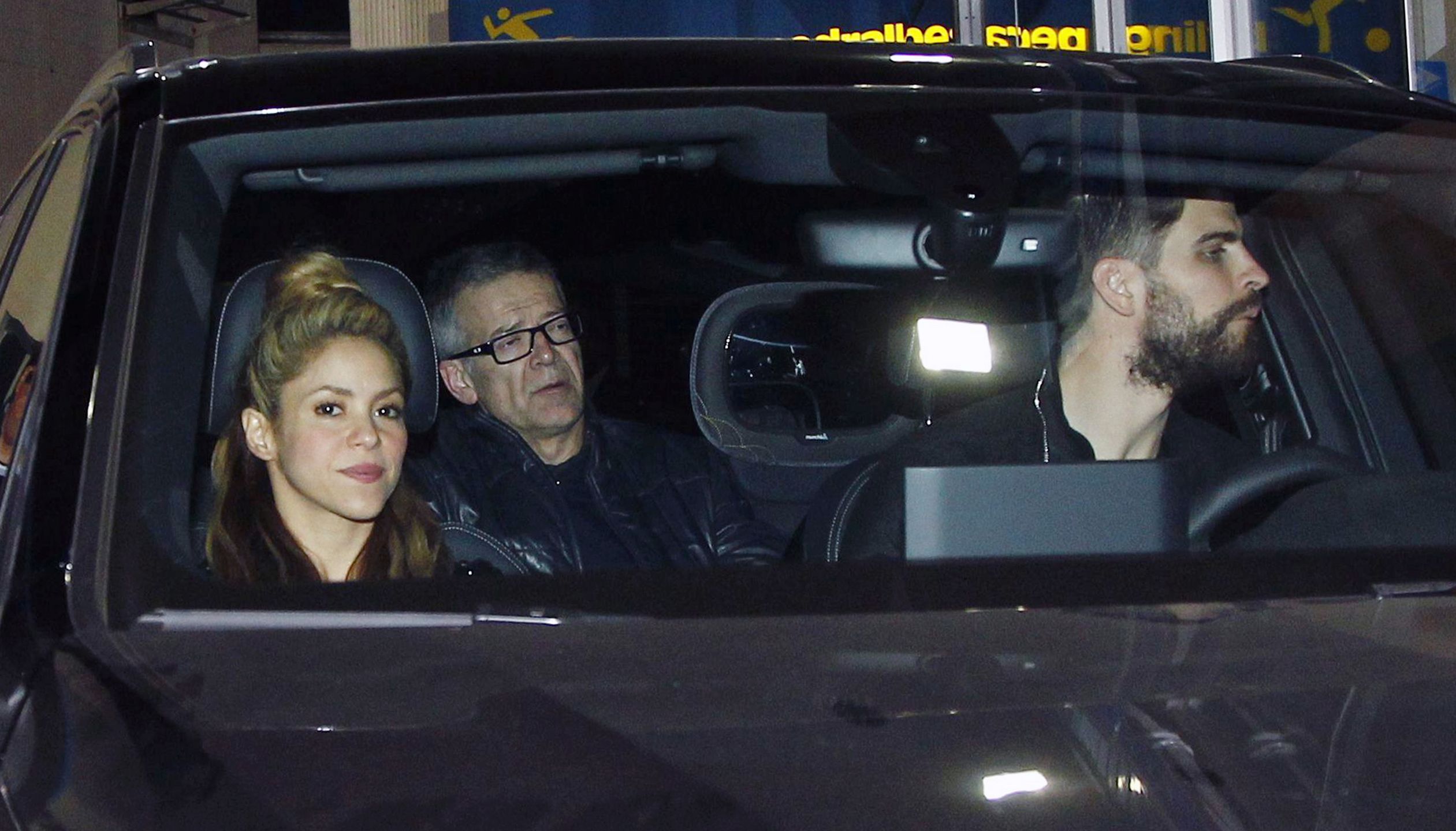 Shakira z rodzicami Gerarda Pique