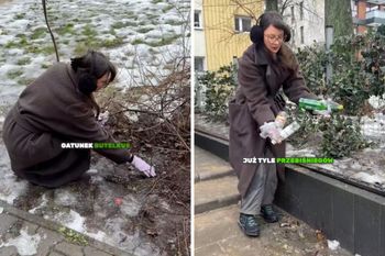 Odwilż w miastach. Kwitną "przebiśniegi". Tyle uzbierała w kilka minut