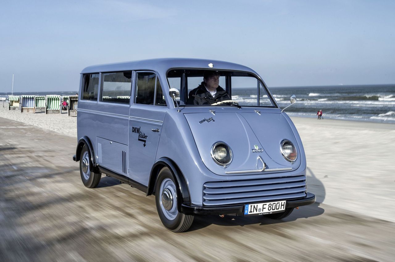 Unikalny DKW Elektro-Wagen przywrócony do użytku