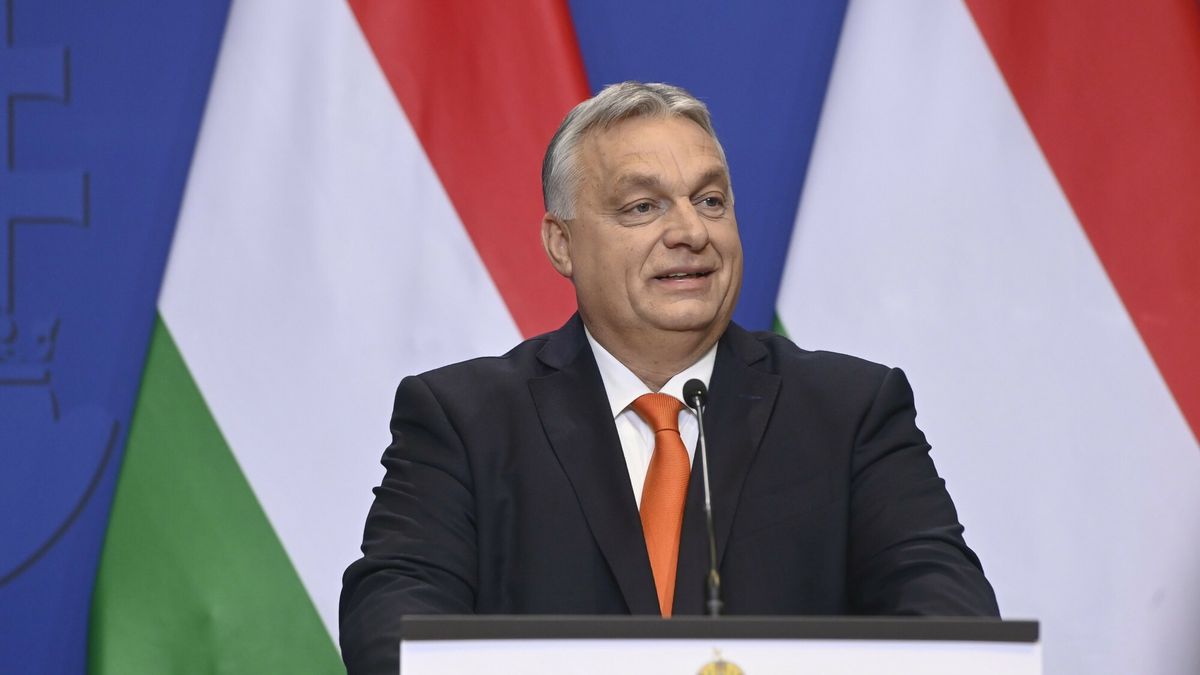Temporary
Hungarian Prime Minister Viktor Orban speaks during a yearender international press conference in the government headquarters in Budapest, Hungary, Wednesday, Dec. 21, 2022. (Szilard Koszticsak/MTI via AP)
Szilard Koszticsak