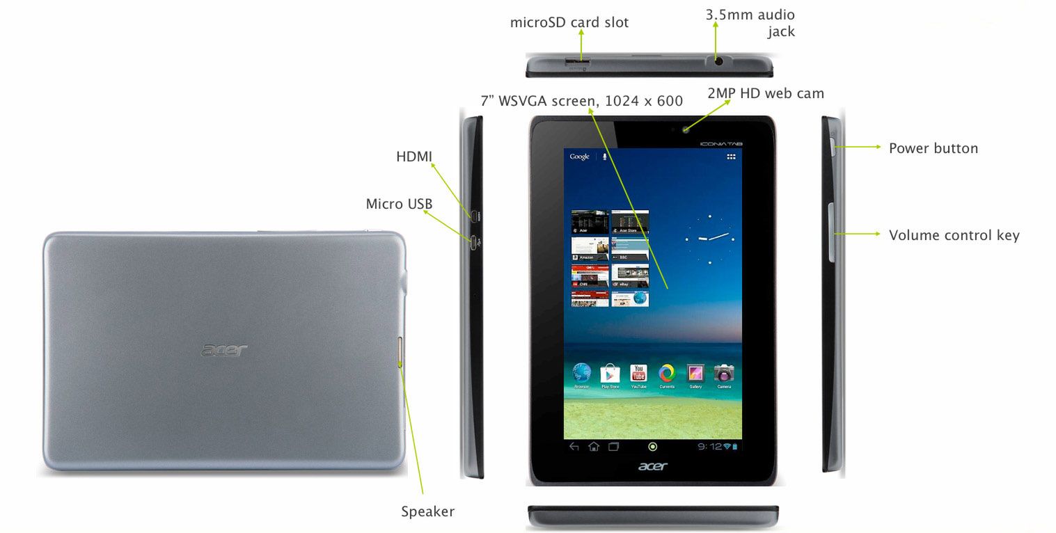 Acer Iconia Tab A110 z Jelly Bean. Tani jak Nexus 7? 2