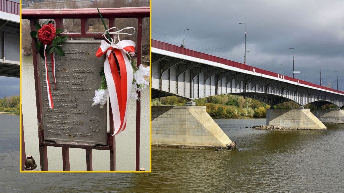 Z mostu Śląsko-Dąbrowskiego zniknęła tablica upamiętniająca żołnierzy Armii Krajowej 