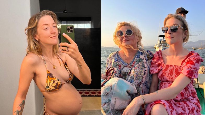 Ciężarna Lara Gessler o korzyściach ze znanego nazwiska