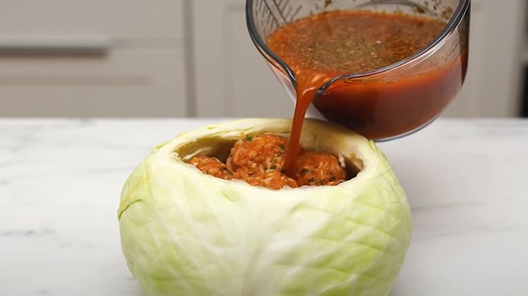 Kapusta faszerowana pulpetami