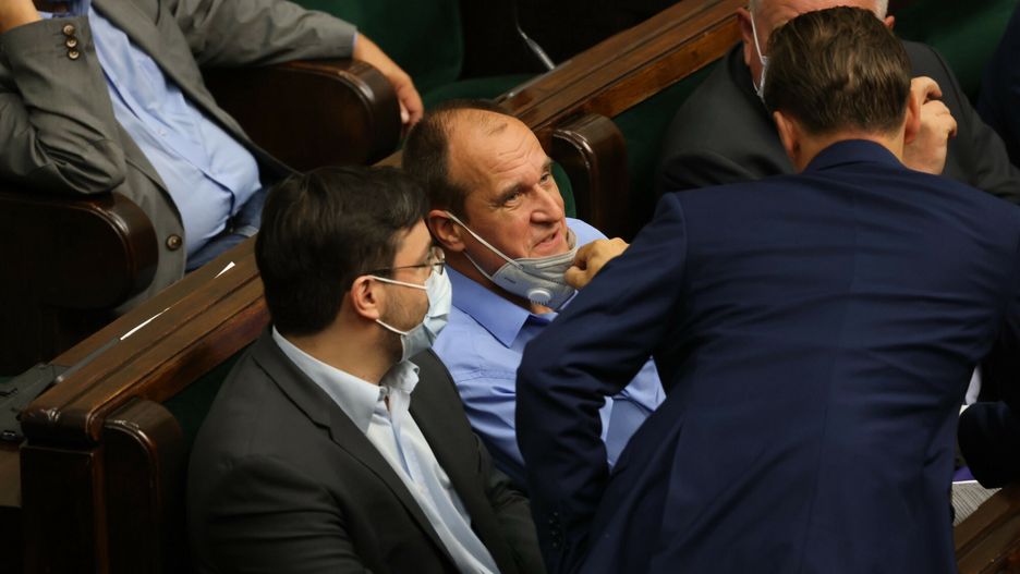 36. posiedzenie Sejmu IX kadencji11.08.2021 Warszawa Sejm 36. posiedzenie Sejmu IX kadencji   Fot. Jacek Dominski/REPORTER
N/z: Stanislaw Tyszka, Pawel KukizJacek Dominski/REPORTER