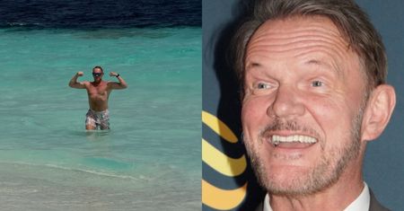 Cezary Pazura pręży IMPONUJĄCE mięśnie, wyłaniając się z otchłani oceanu: "Posejdon powrócił!" (FOTO)