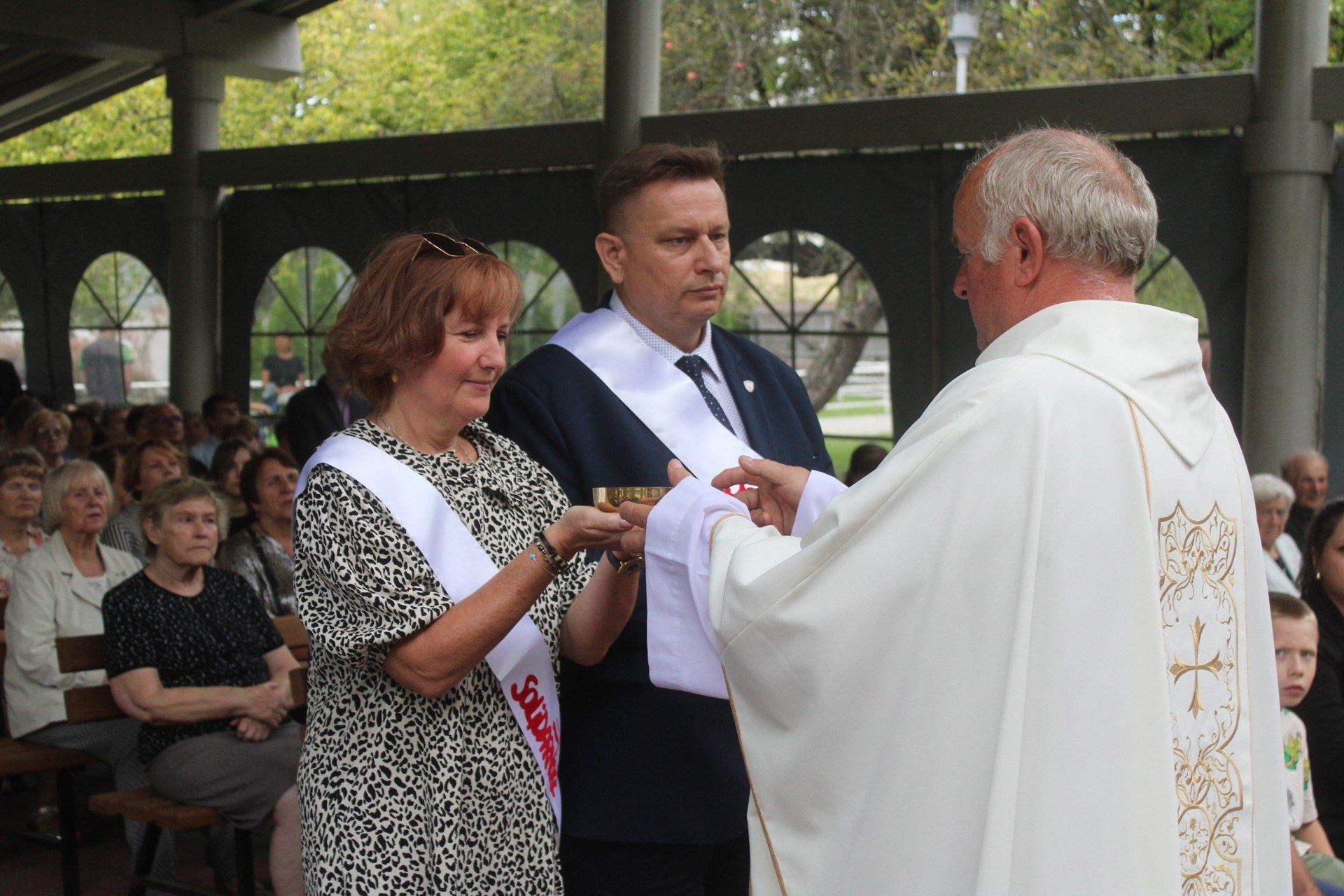 Bełchatów. Bełchatowianie uczcili 45. rocznicę powstania NSZZ &#34;Solidarność&#34;